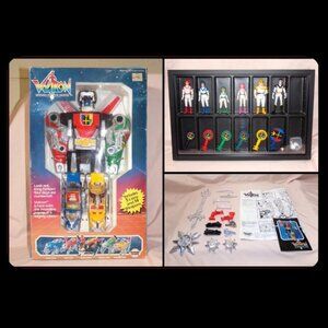 VOLTRON PANOSH PLACE MINT COLLECTOR SET+6 Pilot Figures-Rare Sven-In Case 100%